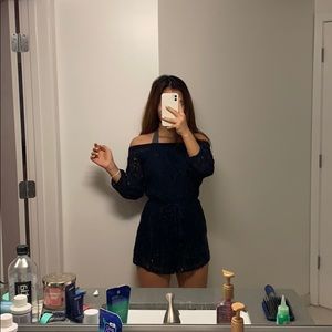 long-sleeve romper from hollister